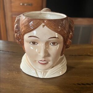 Sigma Vintage Star Wars Princess Lia Ceramic Head Planter/Coffee Cup from 1980’s